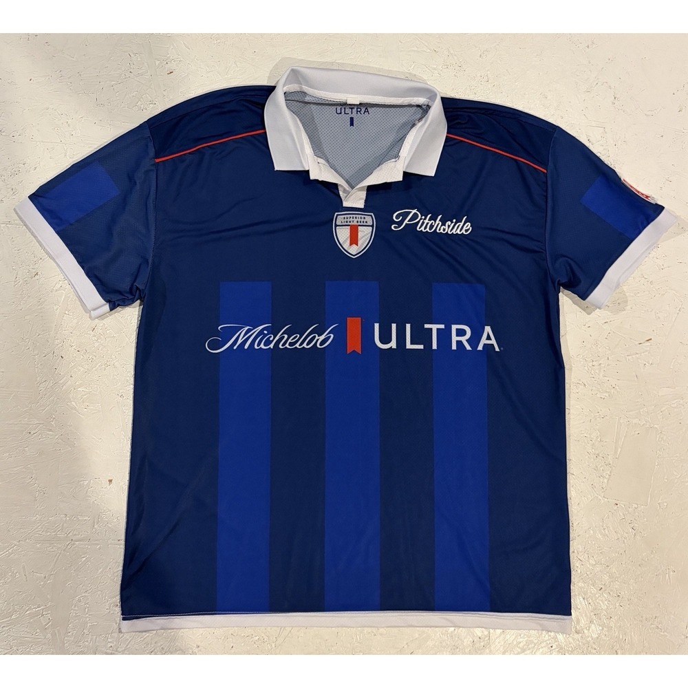 Michelob Ultra Pitchside Club World Cup 25 Jersey Exclusive NYC Blue Large